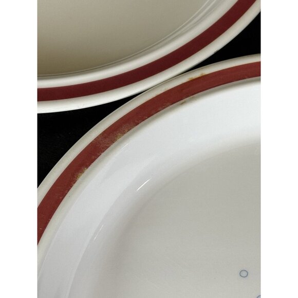 Pottery Barn Kids Christmas Melamine 2 Plates 4 Bowl Set With Snowman Design - Picture 7 of 13